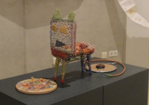 S. Krupinska, 'Animal' with 'Food Tray' and 'Poo Tray' 2010
