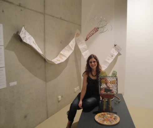 S. Krupinska with 'Animal' and 'Food Tray', 'Poo Tray' and 'Carrot' 2010