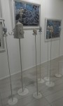 Aga Ossueinov, Sculptures in Museum of Modern Art Baku, Azerbaijan. Dec 2011