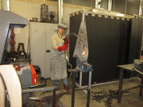 Metal Workshop Forging Steel, Copyright Chyuki Harris, 02 2015